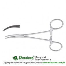 Haemostatic Forcep Cross Serrated Jaw Stainless Steel, 12.5 cm - 5"